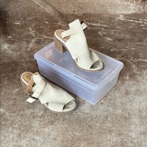 Roan Women's Cream Heeled Sandals